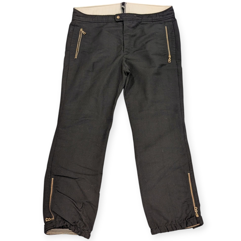 Vintage Bogner Men's Black Ski Pants Made in USA Size 40x30